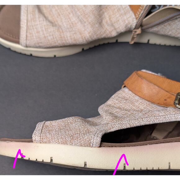 Blowfish Malibu Gladiator Sandals WOMENS SIZE 9 Desert Sand Flats Casual Dressy - Picture 9 of 10